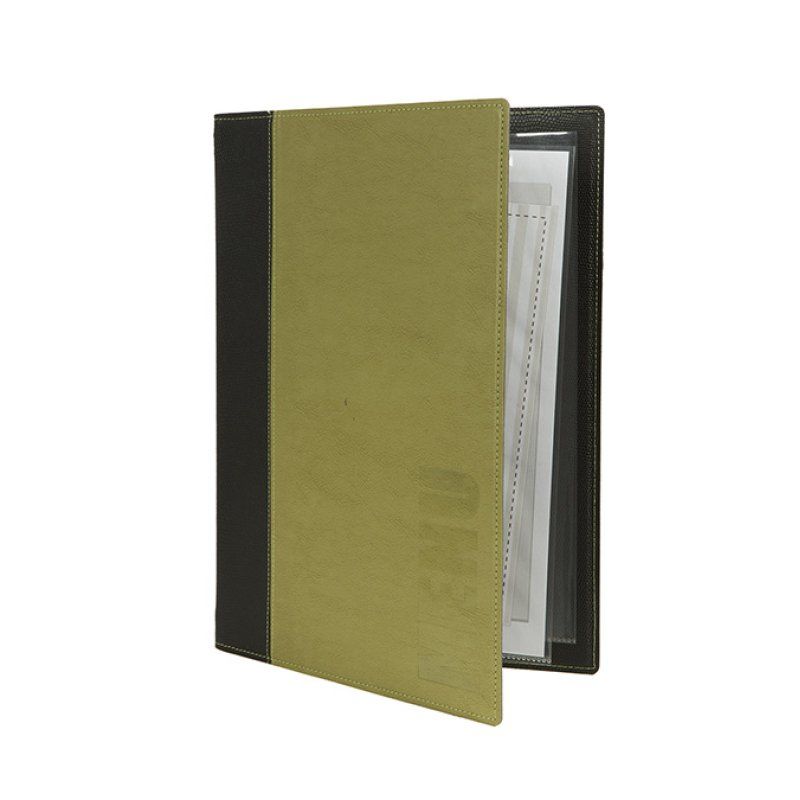 Securit MC-TRA4-GR A4 Cuir, Plastique PU, Plastique Vert 1 pièce(s)