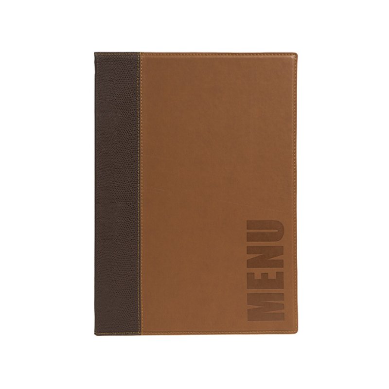 Securit Protège-menus TRENDY, A4, marron clair