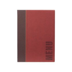 Securit Protège-menus TRENDY, A4, bordeaux