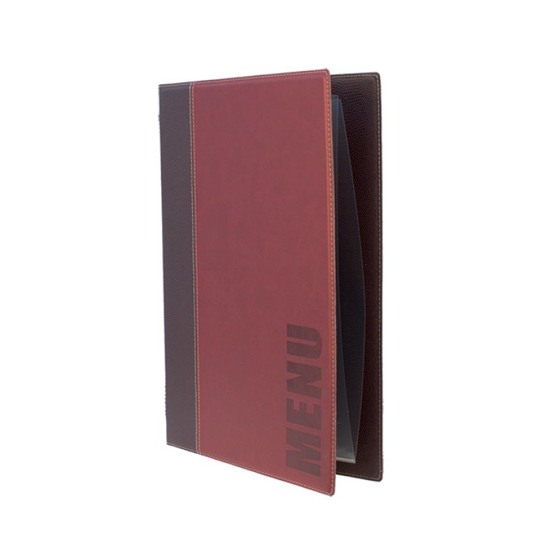 Securit Protège-menus TRENDY, A4, bordeaux