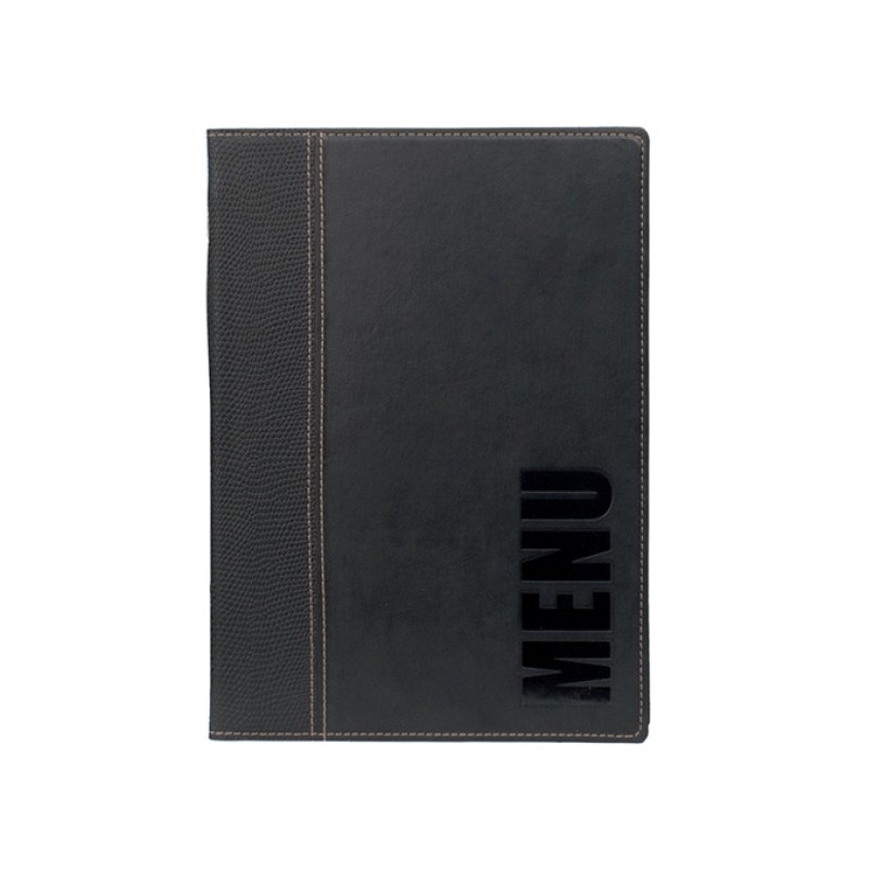 Securit Protège-menus TRENDY, A5, noir