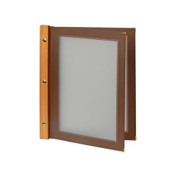 Securit MC-WRA4-BR A4 Metal, Plastic, Wood Brown