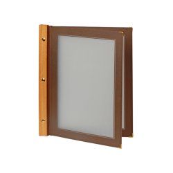 Securit MC-WRA4-BR A4 Métal, Plastique, Bois Marron