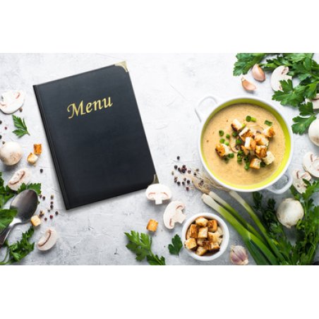 Securit Protège-menus BASIC, A4, noir