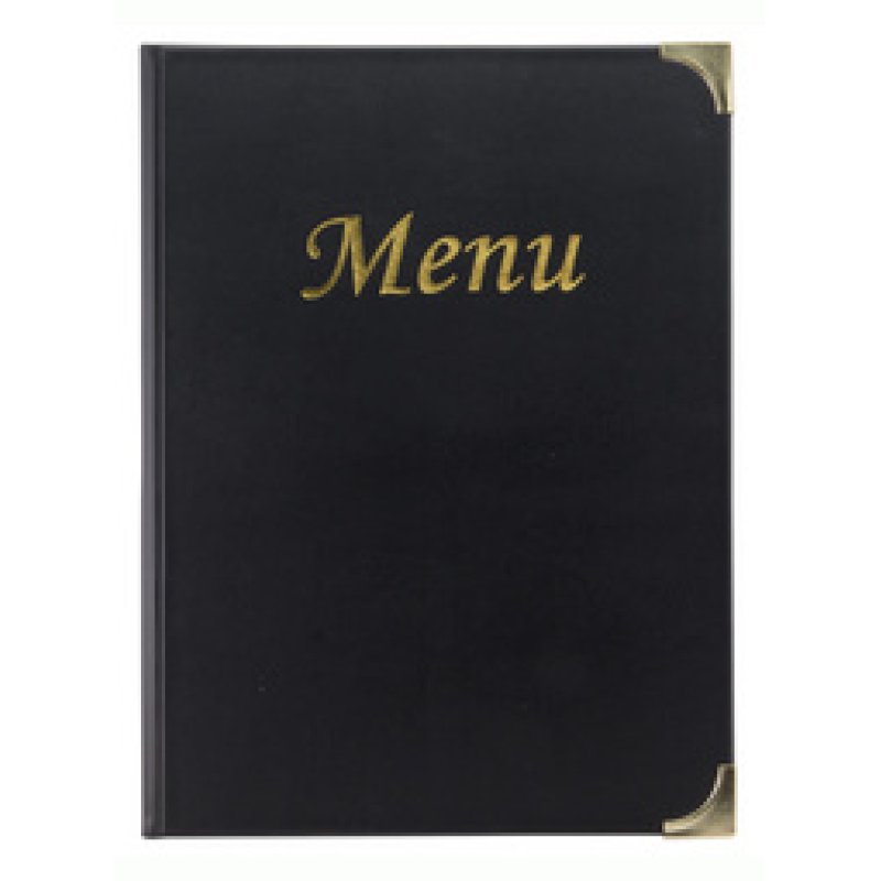 Securit Protège-menus BASIC, A4, bordeaux