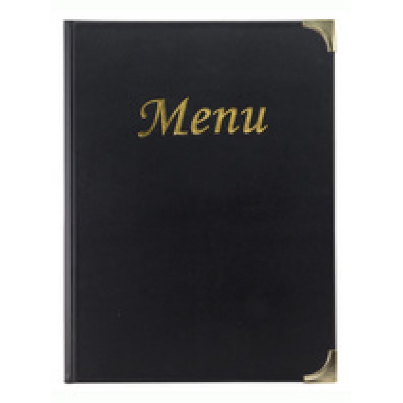 Securit Protège-menus BASIC, A5, noir
