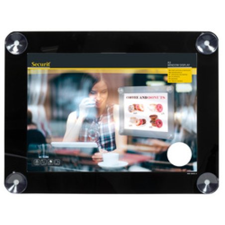 Securit Porte-affiches, A3, noir