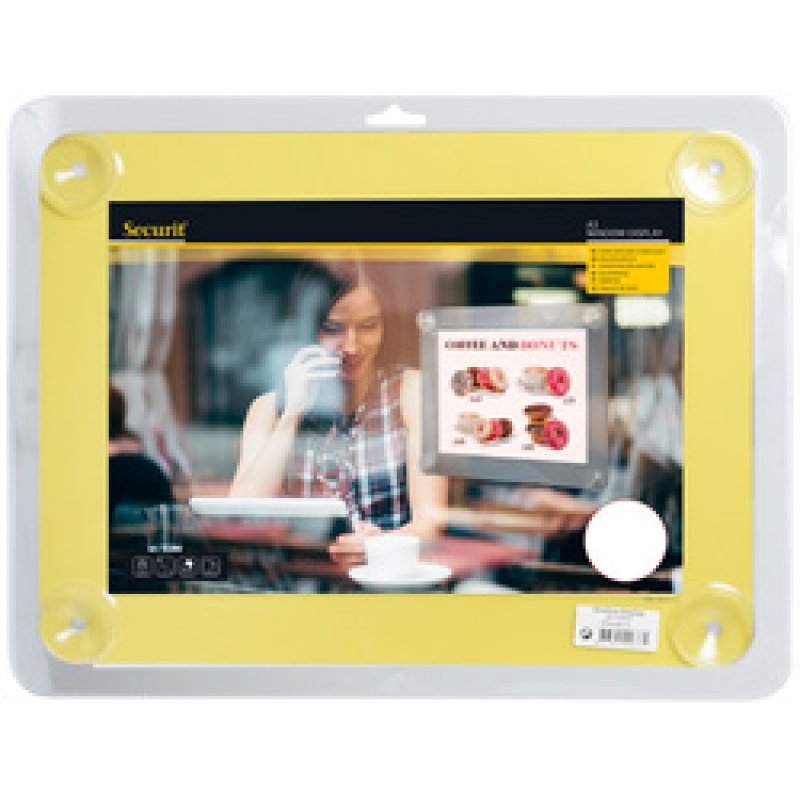 Securit Porte-affiches, A3, noir