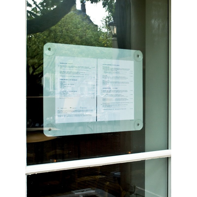 Securit Porte-affiches, A3, gris