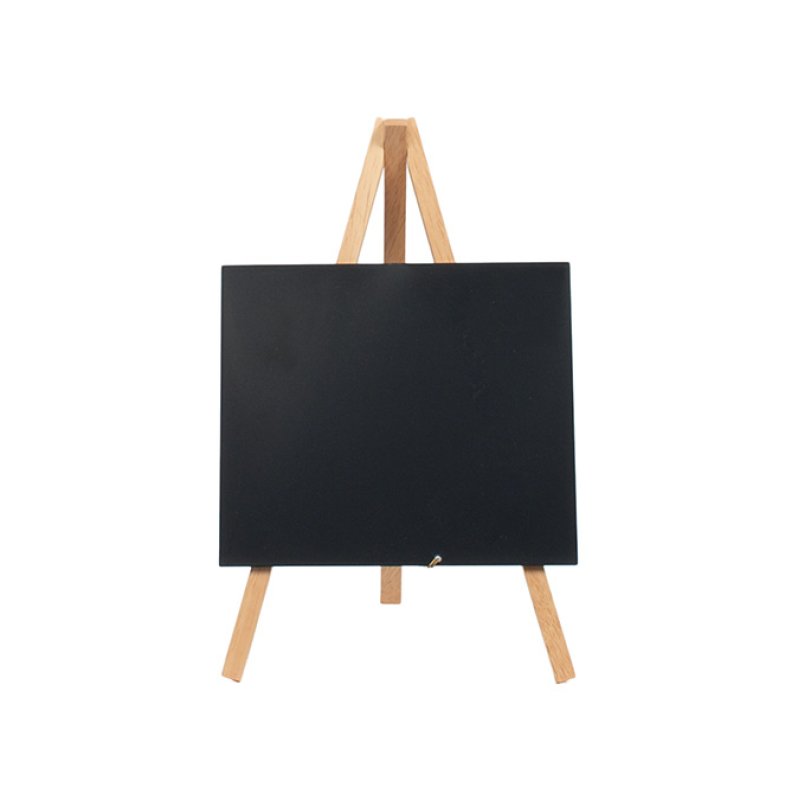 Securit Ardoise de table MINI avec trépied, hêtre