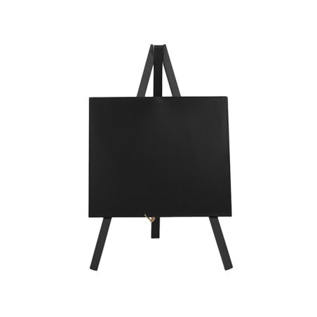 Securit MNI-BL-KR-1 tableau à craie et accessoires Noir Métal, Bois