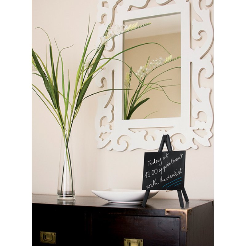 Securit MNI-BL-KR-1 chalk board Black Metal, Wood