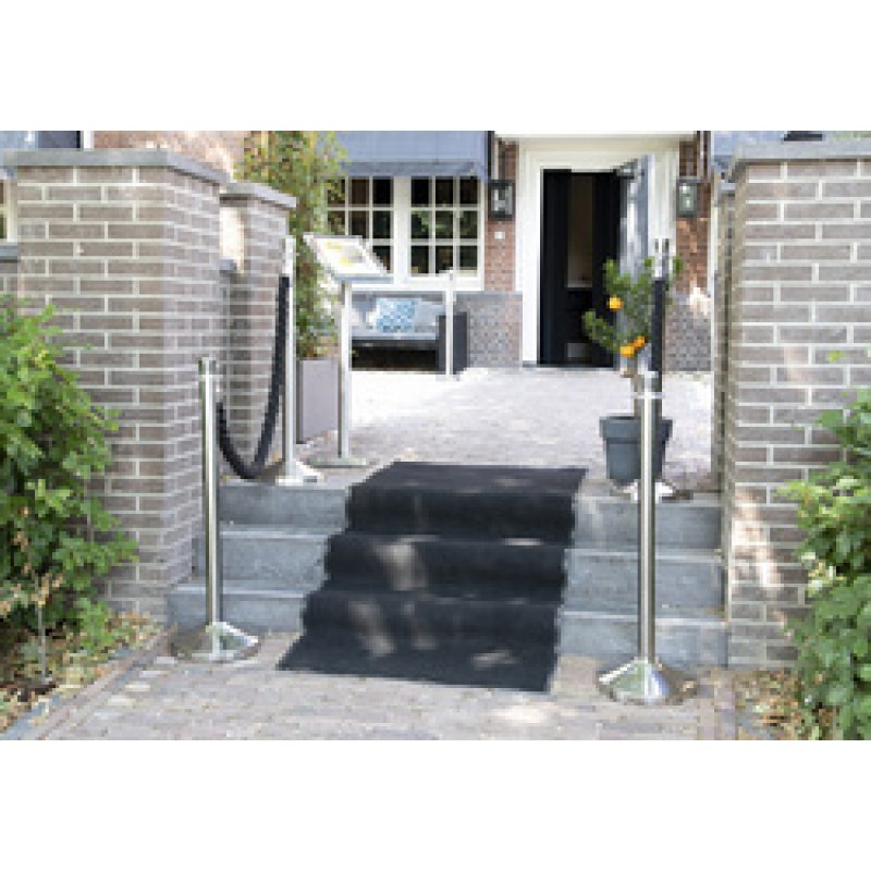 Securit Corde pour poteau d'accueil CLASSIC, bronze / chrome