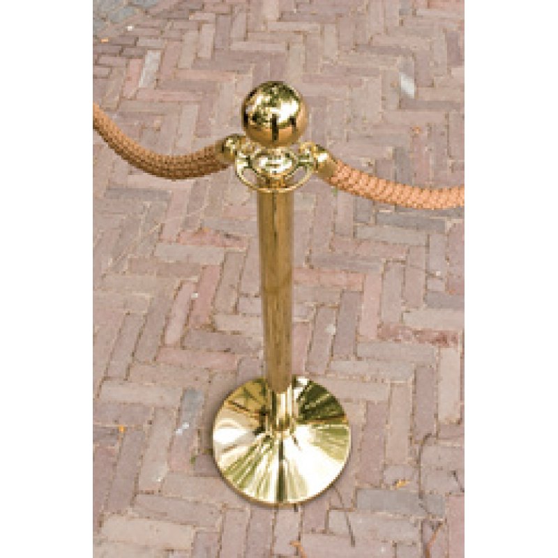 Securit Corde pour poteau d'accueil CLASSIC, bronze / or