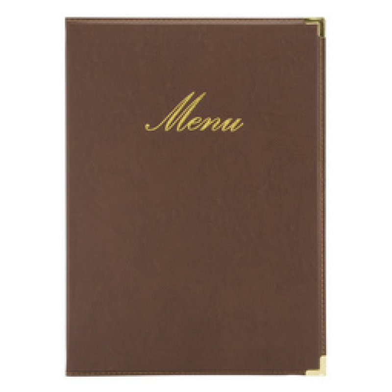 Securit Protège-menus CLASSIC, A4, noir