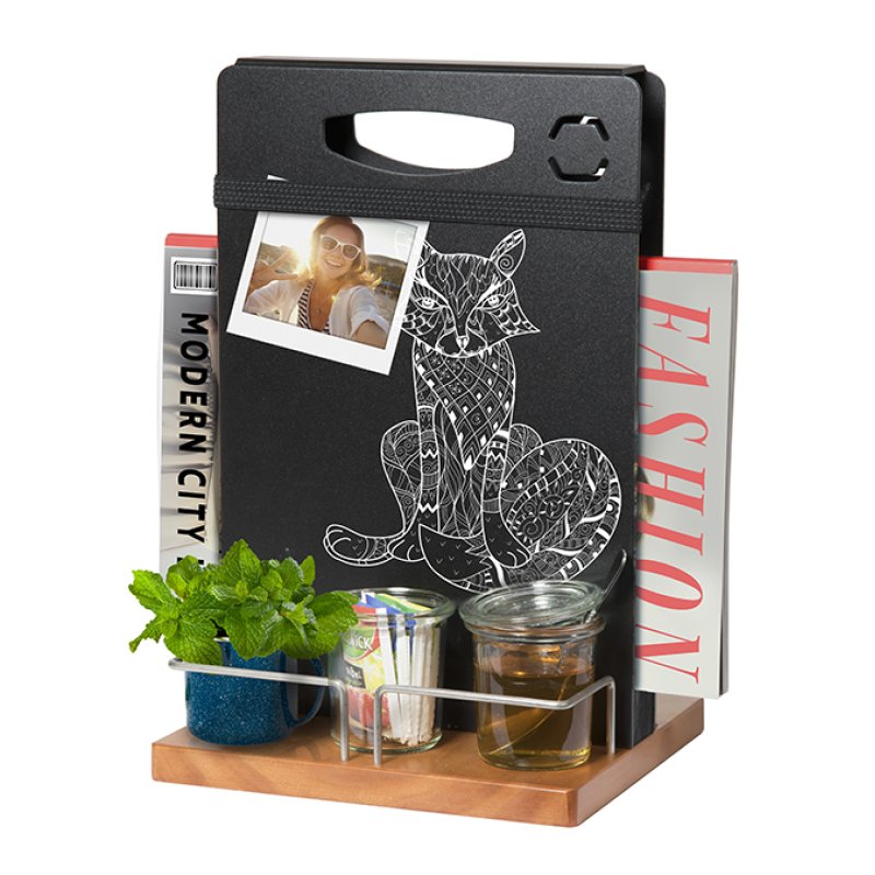 Securit Ardoise de table TABLE CADDY, avec tableau