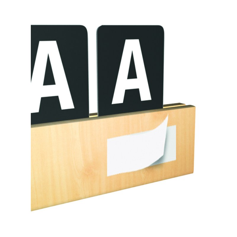 Securit LES-TE-100 panneau de lettres Teck