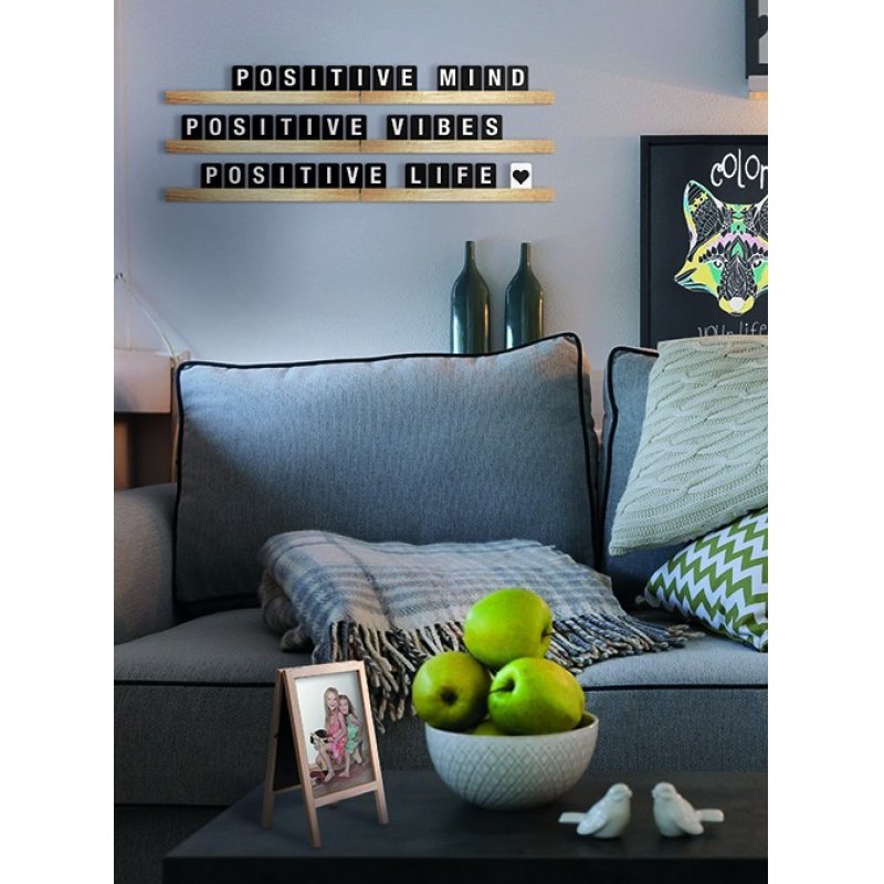 Securit Etagère lettres LETTER SHELF, teck