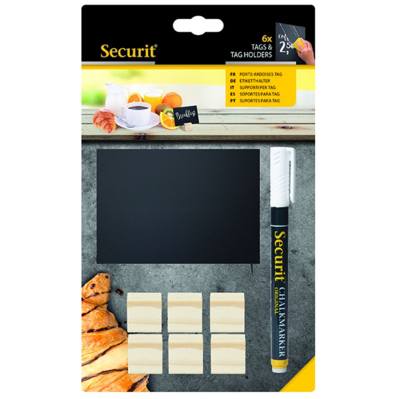 Securit TAG-HLD-TE label holder 6 pc(s)