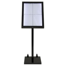 Securit Roulettes pour vitrine d'affichage LED / porte-menu