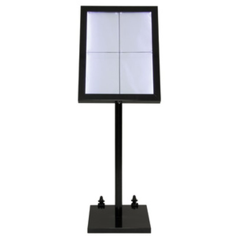 Securit Roulettes pour vitrine d'affichage LED / porte-menu