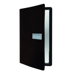 Securit Protège-menus ROYAL, A4, en cuir, rouge