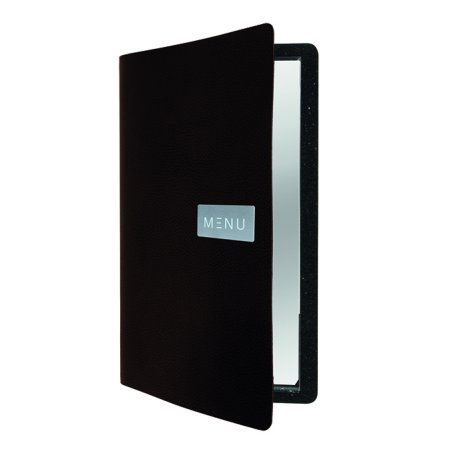 Securit MC-LRA4-RWBR A4 Leather, Metal Black 1 pc(s)