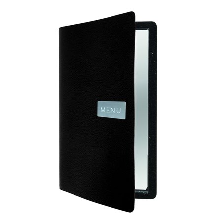 Securit MC-LRA4-RWBL A4 Cuir, Métal Noir 1 pièce(s)