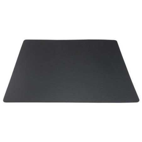Securit Set de table RAW, en cuir véritable, noir