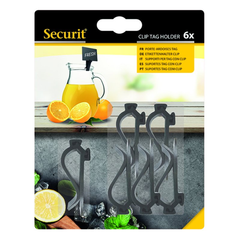 Securit TAG-HLD-CP porte étiquettes 6 pièce(s)