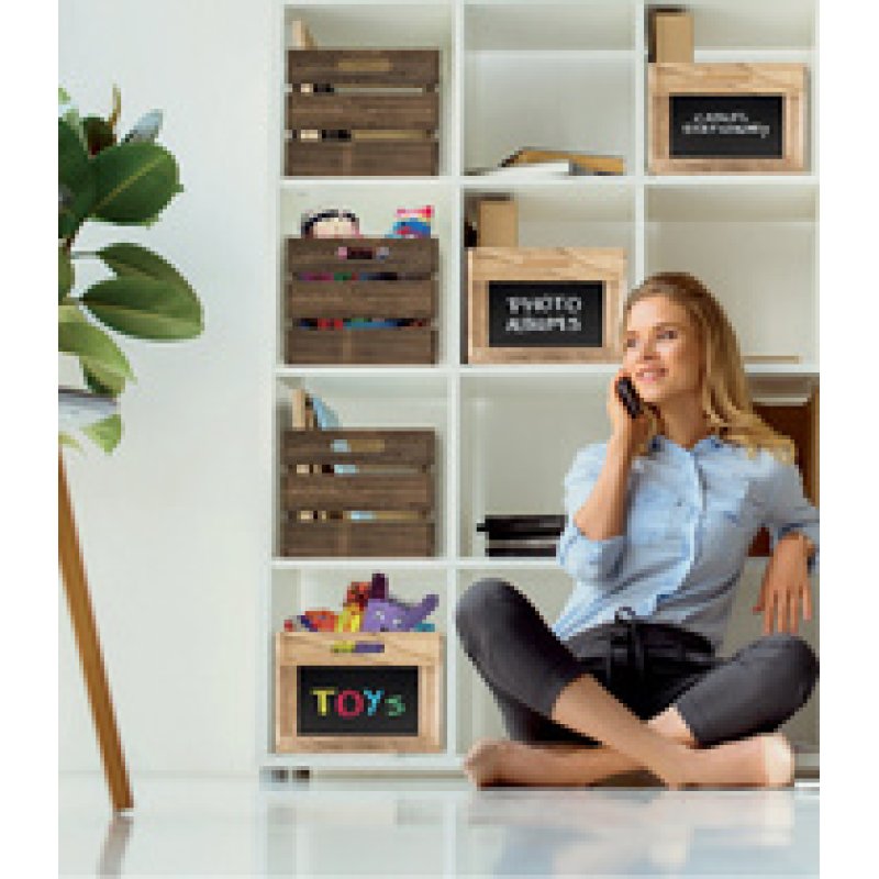 Securit Caisse en bois Tablecaddy,