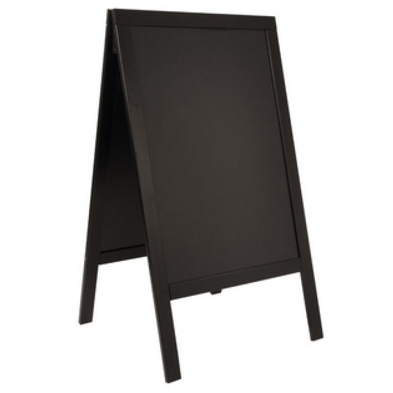 Securit Panneau trottoir WOODY, couleur acajou