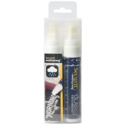 Securit Feutre-craie WATERPROOF LARGE, blanc