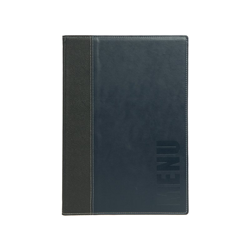 Securit MC-TRA4-BU A4 Plastique PU, Plastique Noir, Bleu 1 pièce(s)