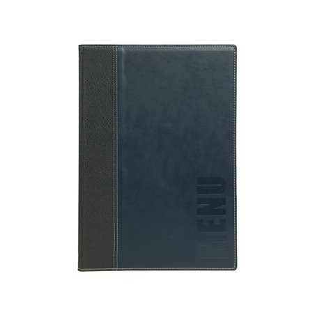 Securit MC-TRA4-BU A4 Plastique PU, Plastique Noir, Bleu 1 pièce(s)