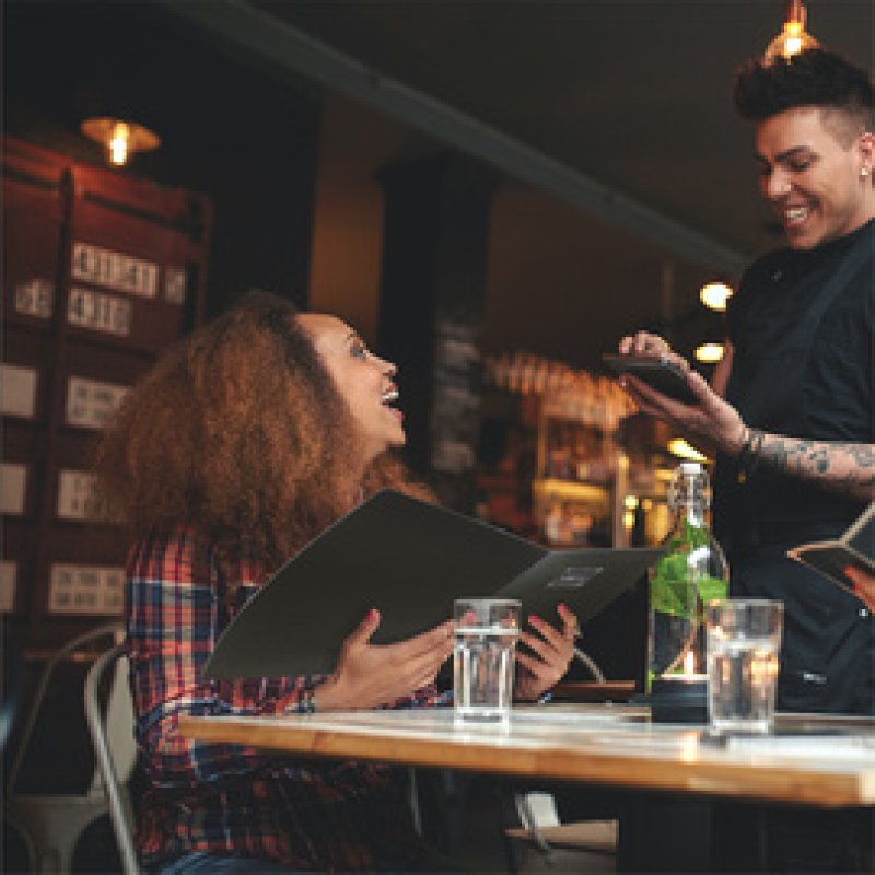 Securit Protège-menus "RIO", A5, noir