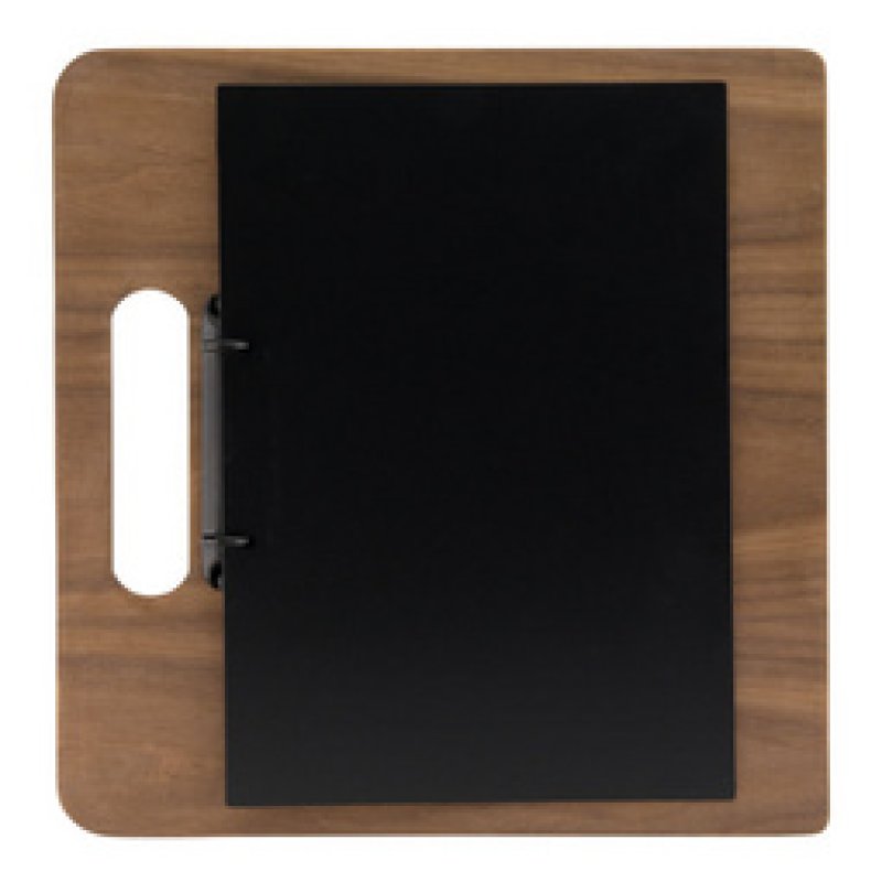 Securit Porte-menu classeur CHOPPING BOARD, en noyer