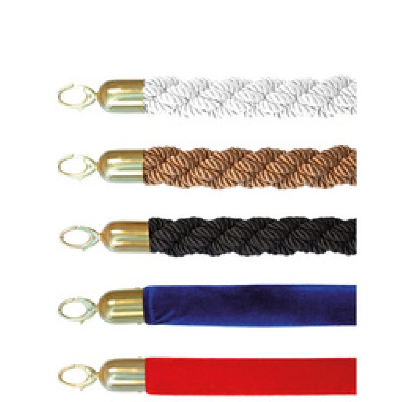 Securit Corde pour poteau d'accueil CLASSIC, rouge / or