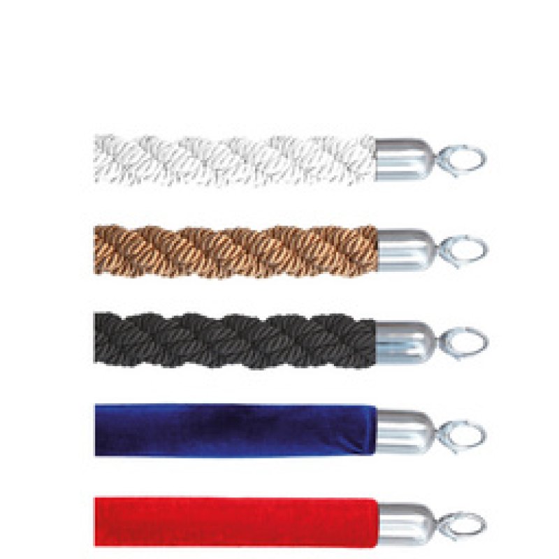 Securit Corde pour poteau d'accueil CLASSIC, rouge / argent