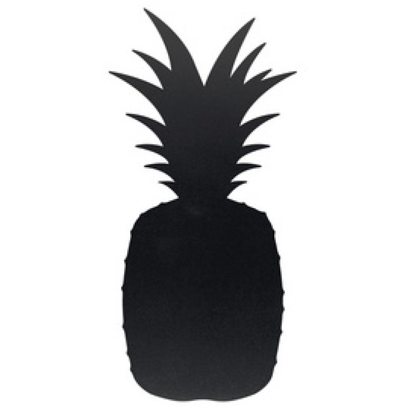 Securit Ardoise SILHOUETTE "PINEAPPLE", noir