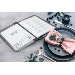 Securit Protège-menus ESSENTIAL, A4, noir