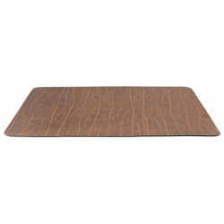Securit Set de table "RUGA", en cuir véritable, marron