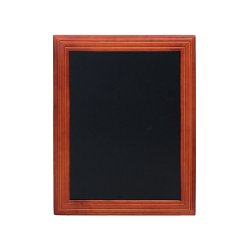 Securit Ardoise murale UNIVERSAL, avec cadre en bois, acajou