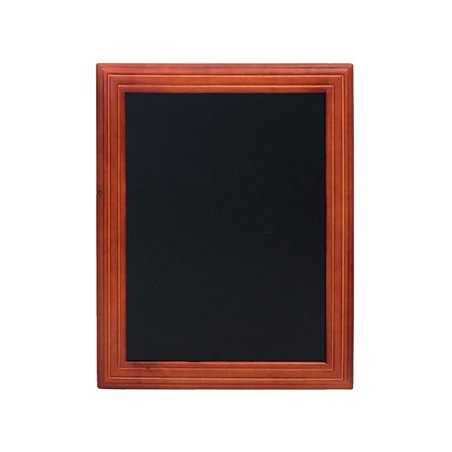 Securit Ardoise murale UNIVERSAL, avec cadre en bois, acajou