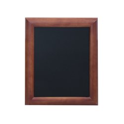 Securit Ardoise murale UNIVERSAL, avec cadre en bois, marron