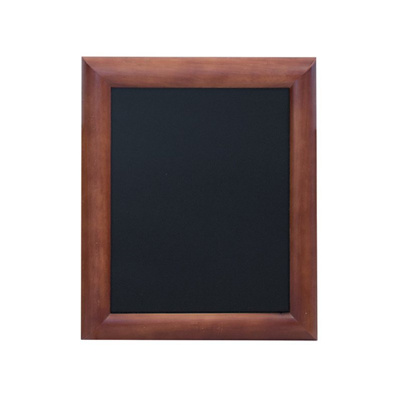 Securit Ardoise murale UNIVERSAL, avec cadre en bois, marron