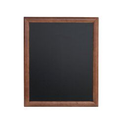 Securit WBU-DB-50 tableau à craie et accessoires Noir, Marron Mélamine, Métal, Résine, Bois