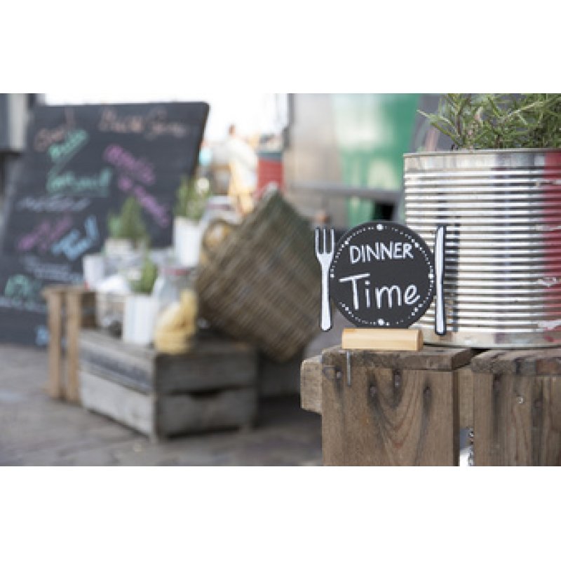 Securit Ardoise de table SILHOUETTE MINI "MIX-3