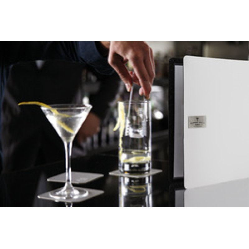 Securit Protège-menus RAW, A4, cuir véritable, blanc