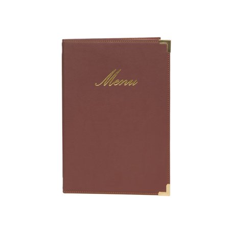 Securit Protège-menus CLASSIC, A5, rouge bordeaux